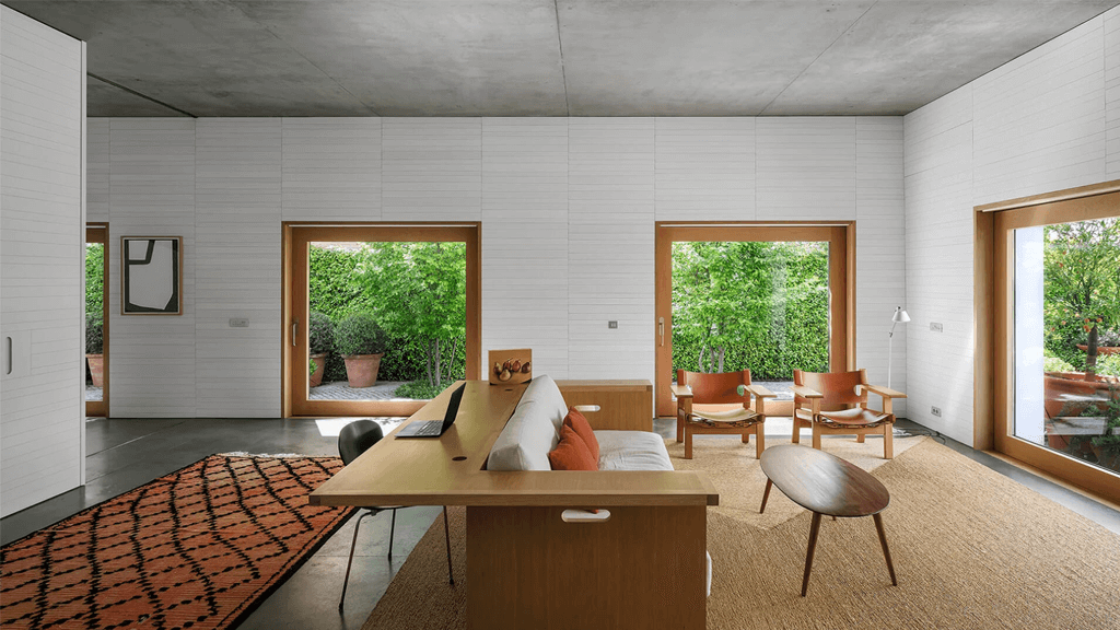 Diseño de casa moderna en Madrid. Ejemplo visual para aprender cómo construir una casa en España.